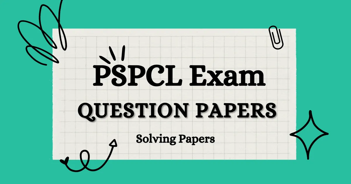 PSPCL Previous Year Question Papers - Download PDF