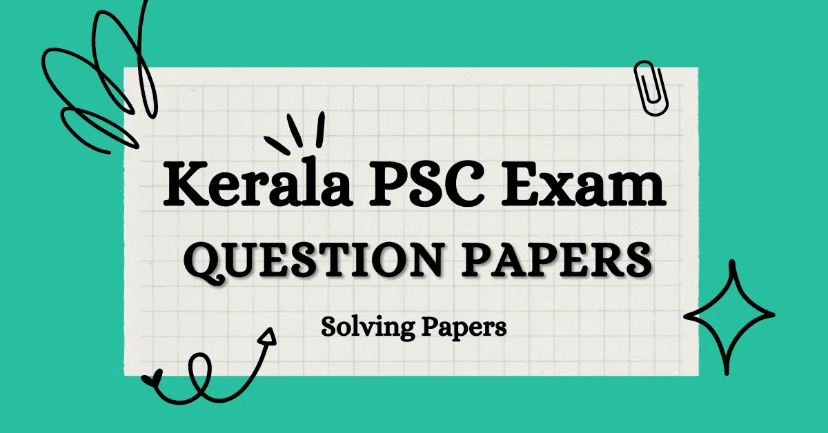 Kerala Psc Previous Year Question Paper